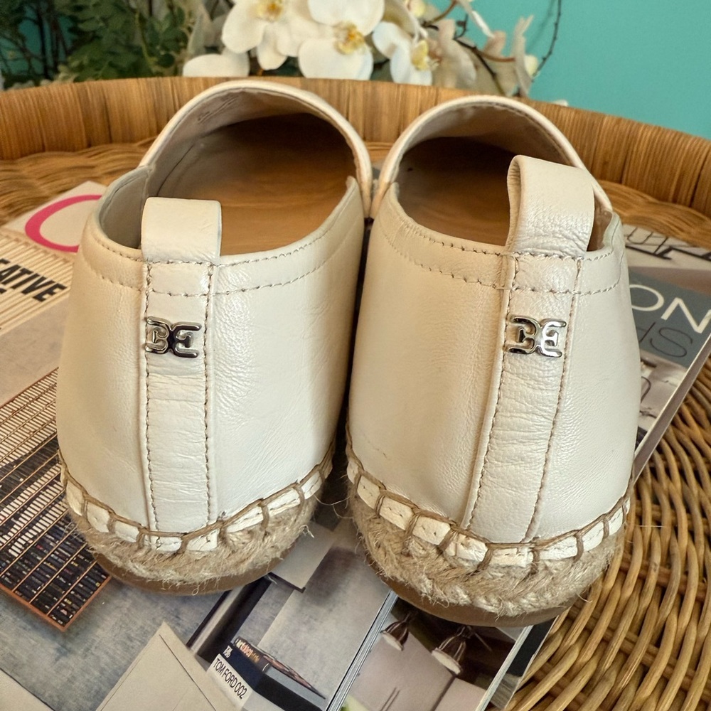 Sam Edelman Elegant Cream Espadrilles Sz 8.5 - Picture 8 of 10